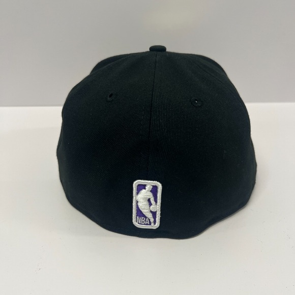 Sacramento Kings Hat Mens New Era 7 1/2 Black 59FIFTY Fitted NBA - Picture 5 of 14